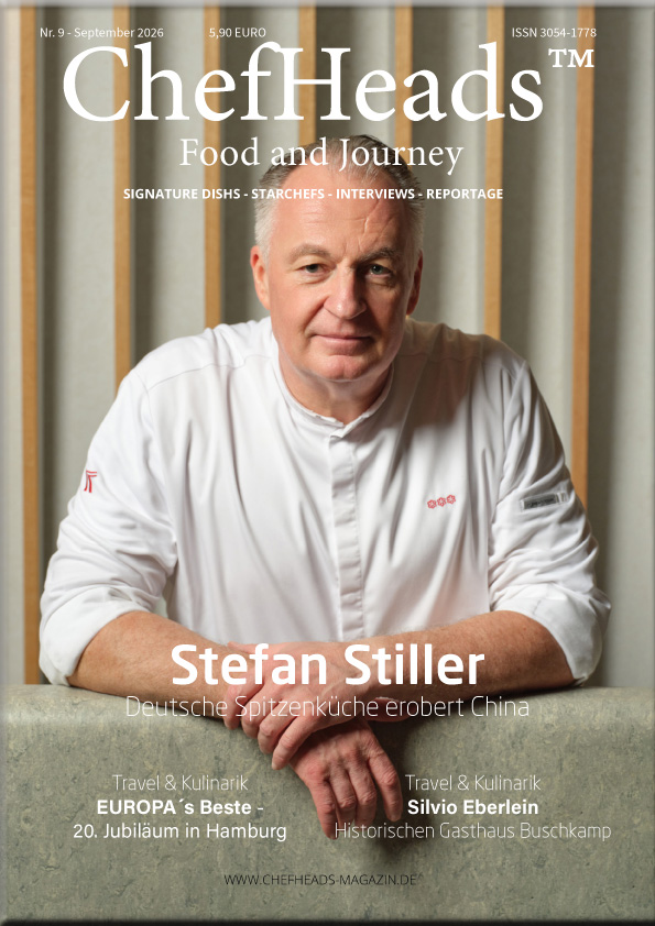 Cover ChefHeads-Magazin September 26 | Stefan Stiller 2 Sternekoch